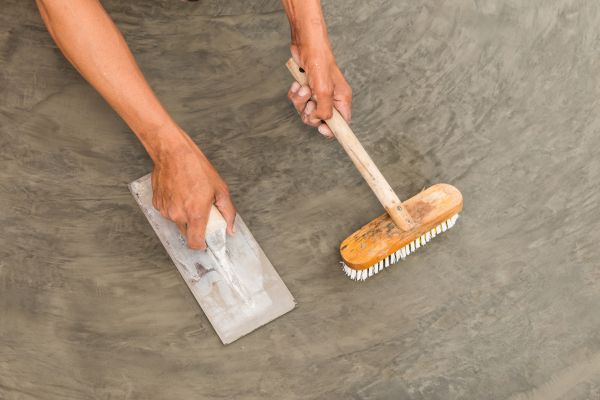 Driveway Concrete Staining in Novato