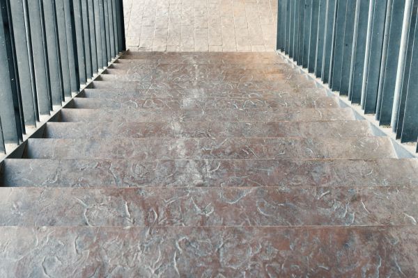 Cost of Concrete Stair Stamping in Novato