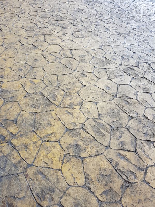 Color-Stamped Concrete